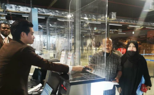 Zayed International Airport resumes city check in service