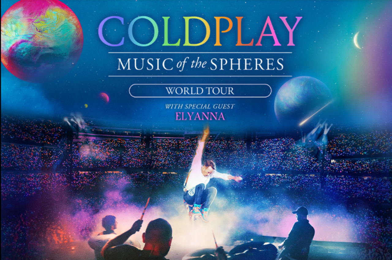 Attending the Coldplay concert in Abu Dhabi